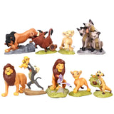 Conjunto de Personagens do Rei Leão e Mufasa – 9 Peças