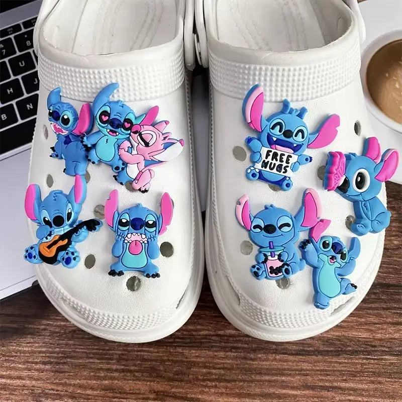 Charms Disney Stitch para Crocs e Sandálias decoração para presente