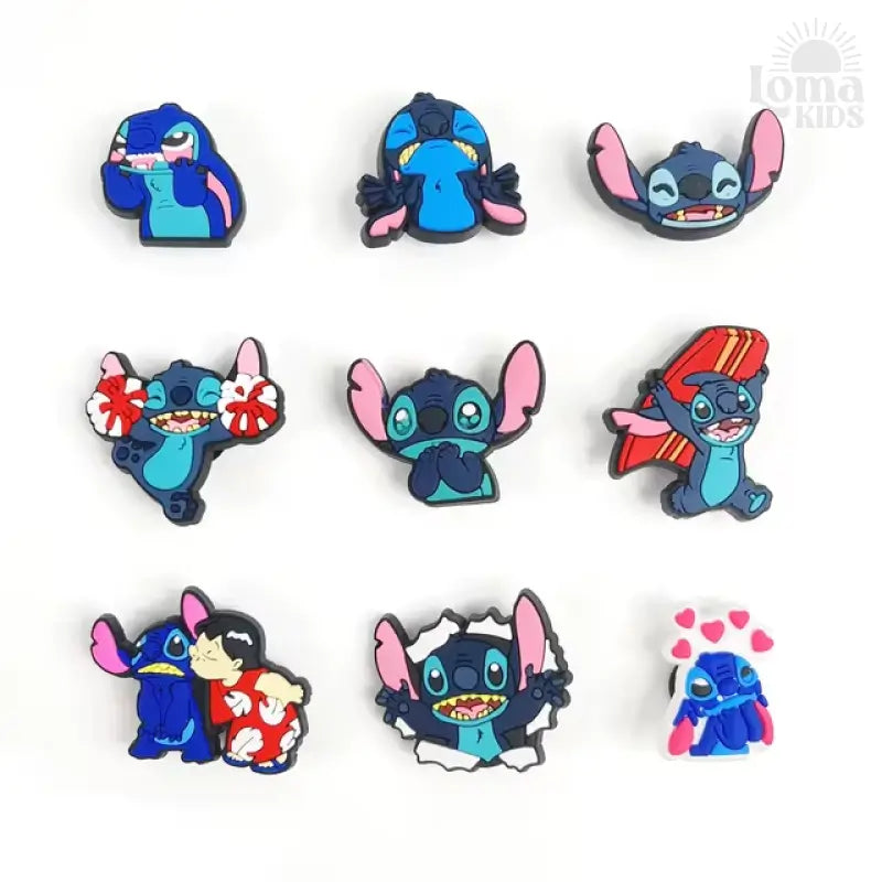 Charms Disney Stitch para Crocs e Sandálias decoração para presente