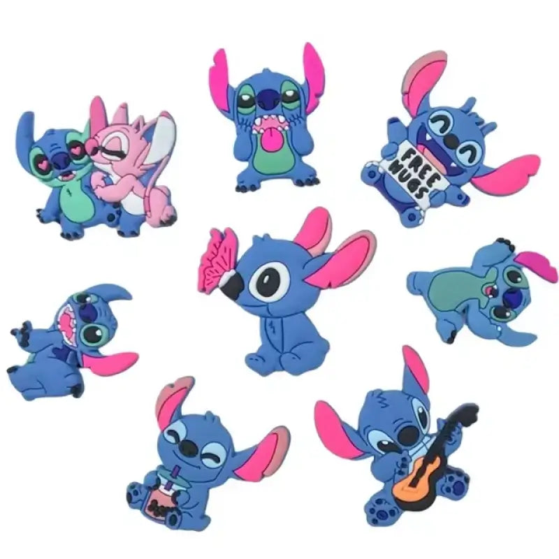 Charms Disney Stitch para Crocs e Sandálias decoração para presente