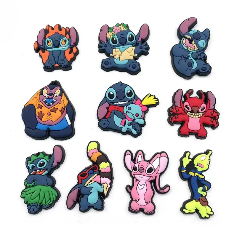 Charms Disney Stitch para Crocs e Sandálias decoração para presente