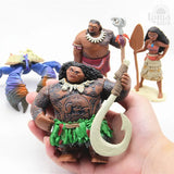 Miniaturas Moana e Maui Disney