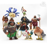 Miniaturas Moana e Maui Disney