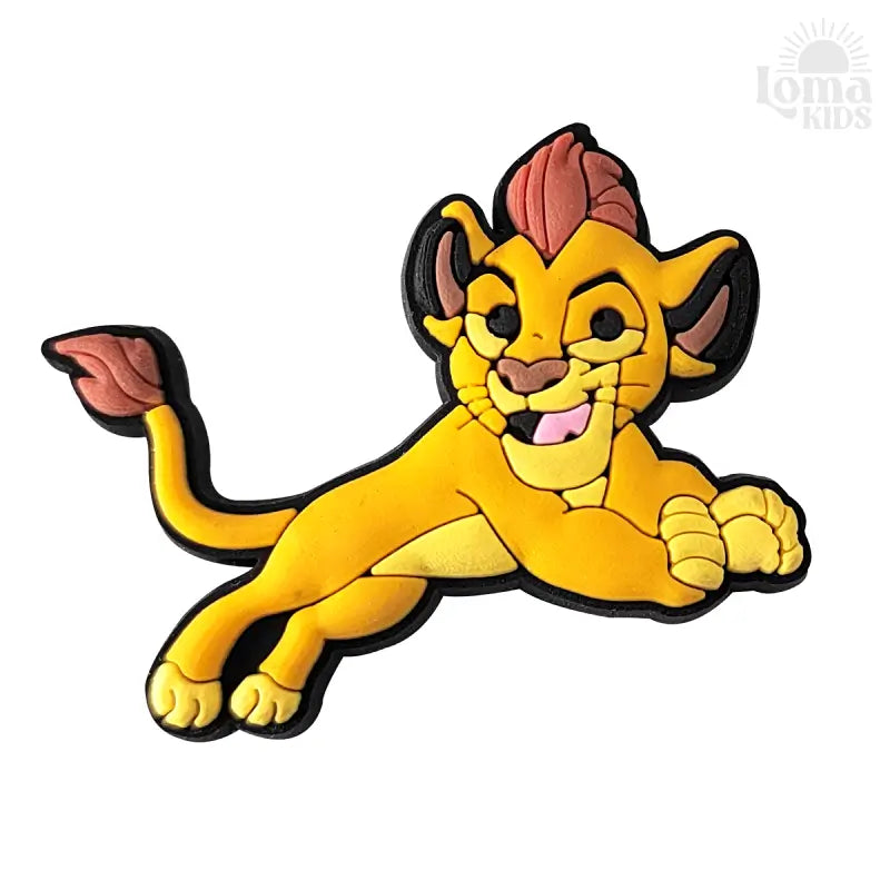 Charms Disney Mufasa para Crocs e Acessórios de Moda - Rei Leão Simba