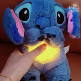 Stitch da Disney Barriguinha que acende Pelúcia para Bebê dormir