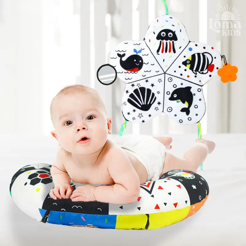 Tummy time almofada sensorial